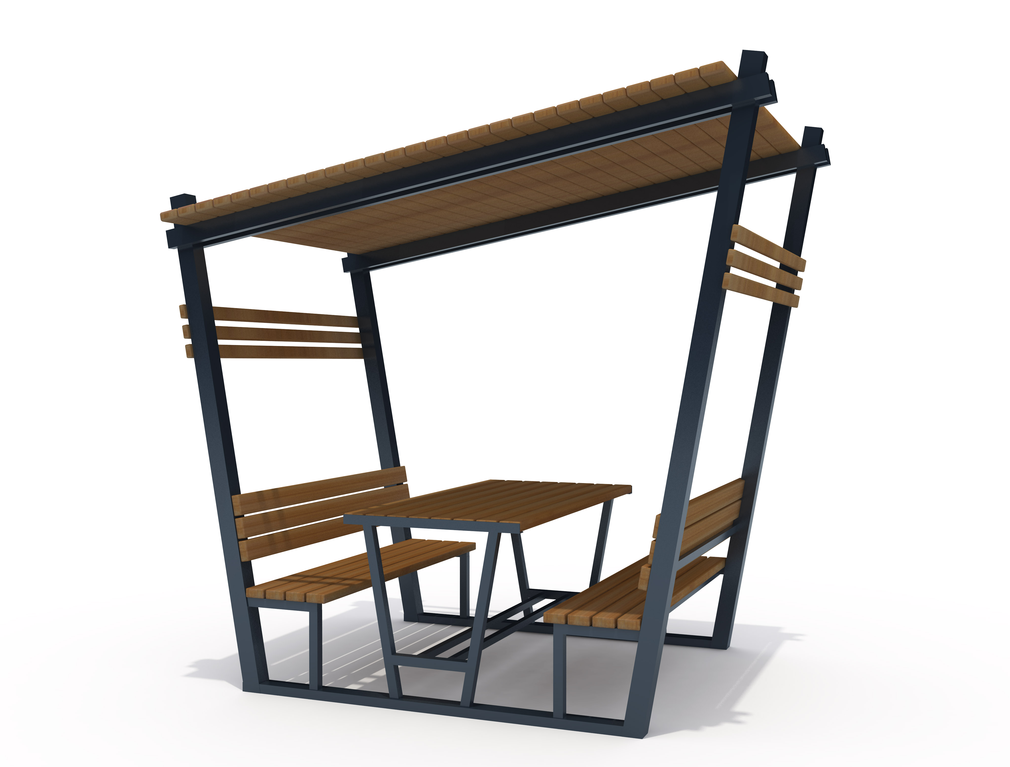 Çatılı ve Çatısız Piknik Masaları C-CPM-3200-PM CPM-3202-150CM-X200CM-200CM-X200CM | Kent Mobilyaları | Erse Kent Mobilyaları